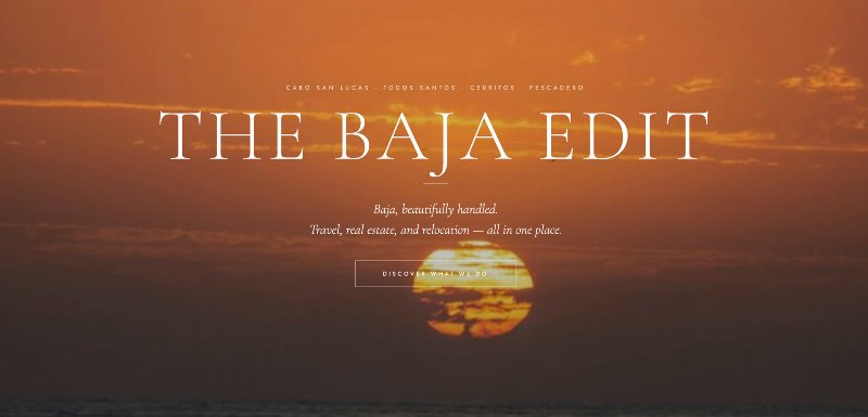 The Baja Edit
