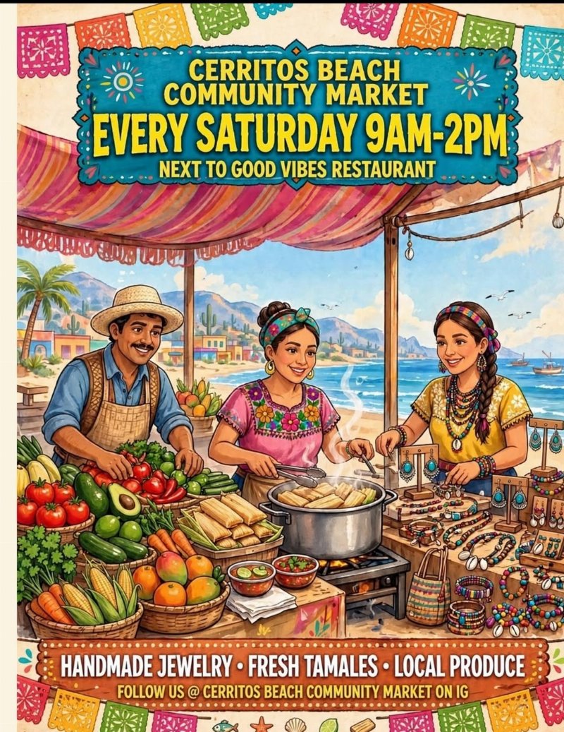 Saturday Cerritos Beach Community Market