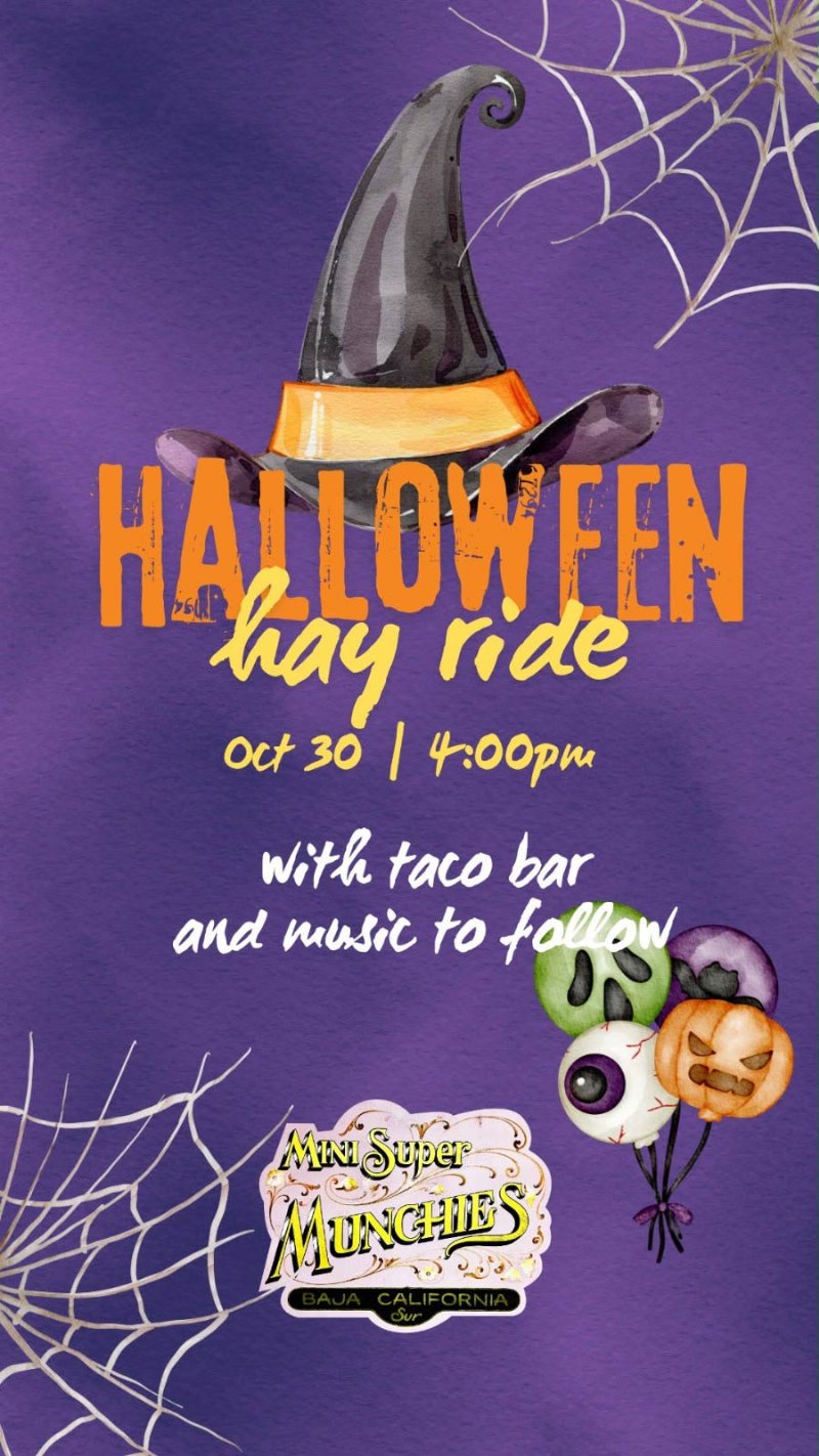 Halloween Hay Ride at Mini Super Munchies