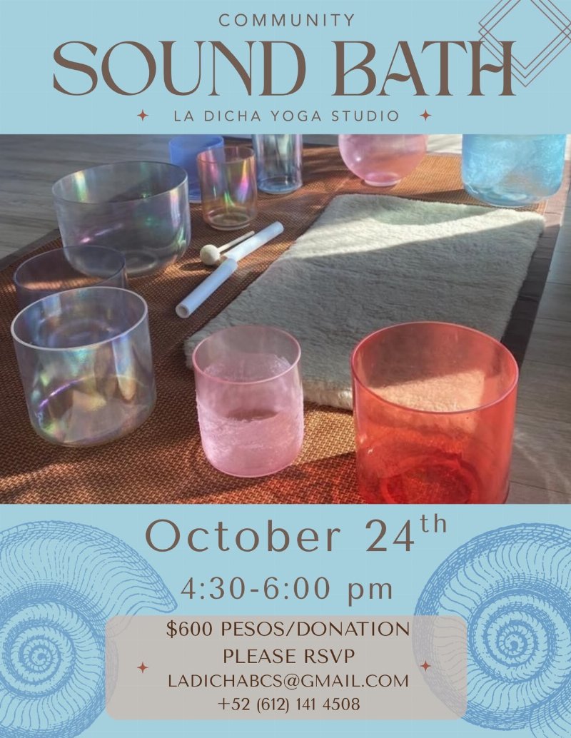 Community Sound Bath/ Baño de Sonido